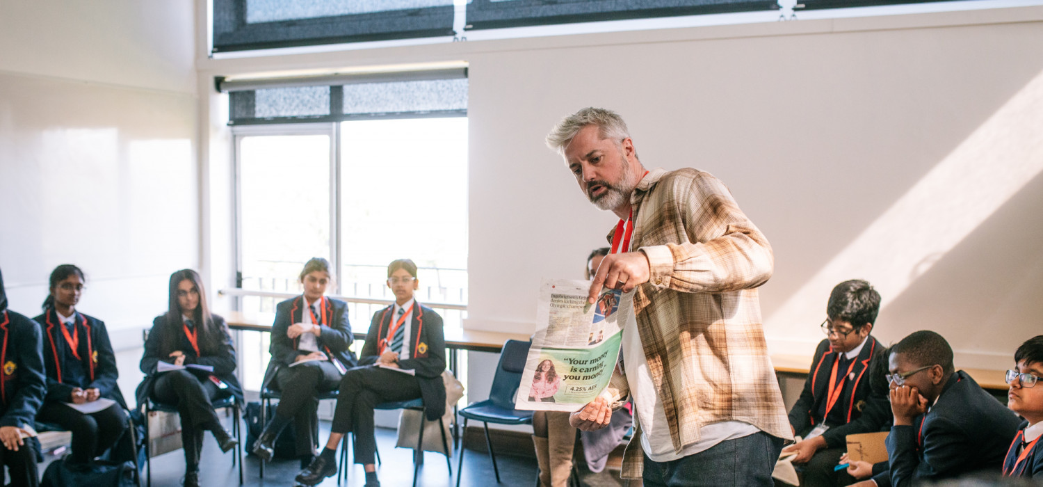 First Story Young Writers Festival 2025 Workshop. Credit: Chris Seddon